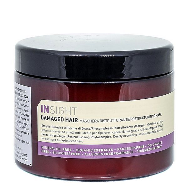 Mask for damaged hair "DAMAGED HAIR" INSIGHT 500 ml